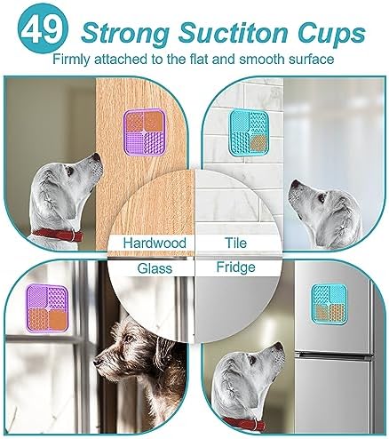 2PCS Licking Mat for Dogs with Suction Cups, Premium Lick Pad for Anxiety Relief - Image 6