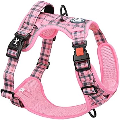PoyPet Plaid Dog Harness Large, No Pull Vest - Image 2