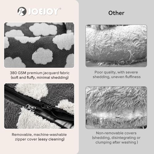 JOEJOY Small Dog Bed for Small Dogs, Rectangle Washable Orthopedic Dog Bed - Image 3