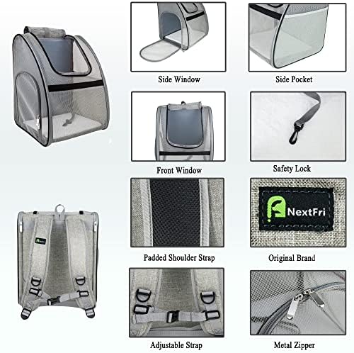 Pet Carrier Backpack, Ventilated and Breathable - Image 4