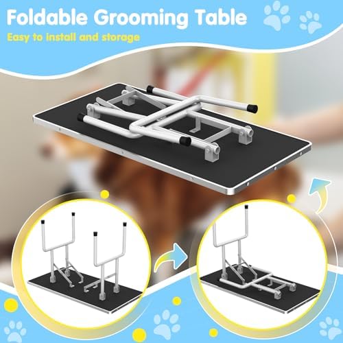 Lyromix 42'' Foldable Dog Grooming Table - Image 5