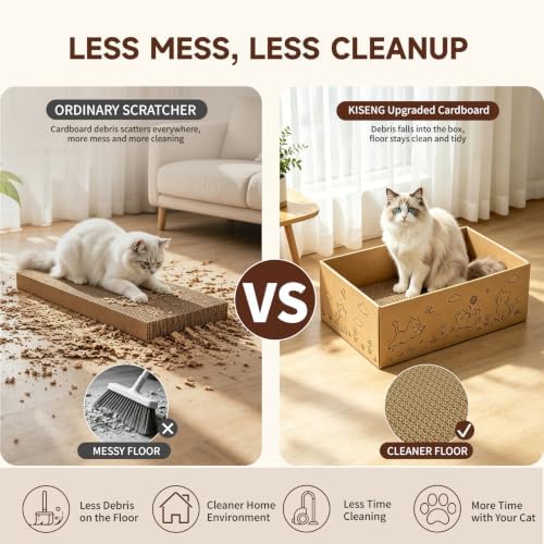 5-Pack Reversible Cat Scratcher, Cat Scratch Pad - Image 5