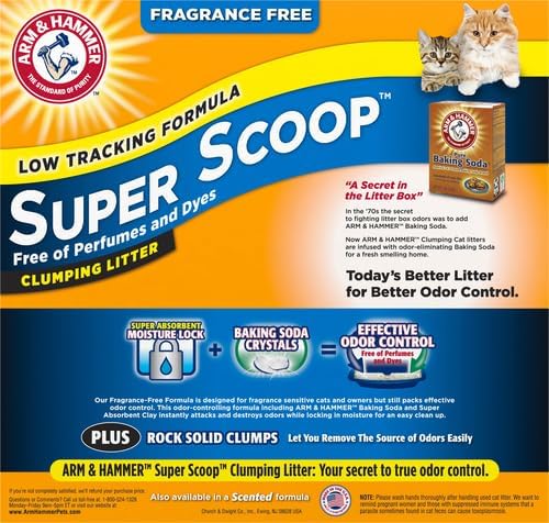 Arm & Hammer Super Scoop Litter, 20 Lbs - Image 3