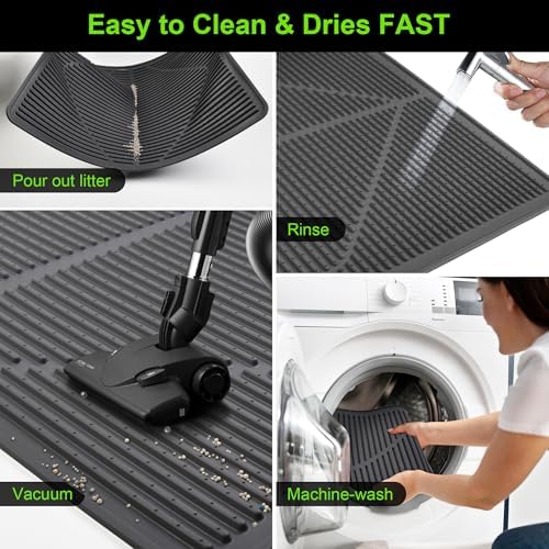 Mofason Rubber Cat Litter Box Mat - Image 5