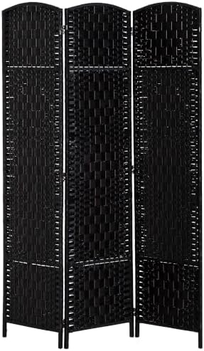 HOMCOM Room Divider 3-Panel, 6FT-Tall Folding Privacy Screen by HOMCOM