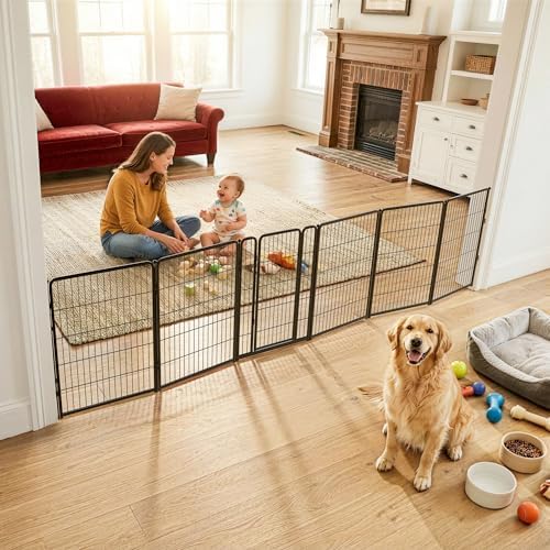 FXW Dog Gate, Extra Wide Adjustable by FXW