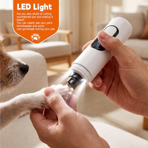 ALLENERGY Dog Nail Grinder, Ultra Quiet Pet Nail Clipper - Image 3