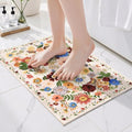 Bath Mat 17x24 Non Slip, Washable Low Pile Area Rug by WelcometoBabovid