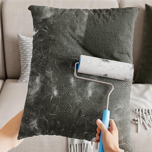Large Surface Extra Sticky Lint Roller, 6.3''Wide Roller - Image 2