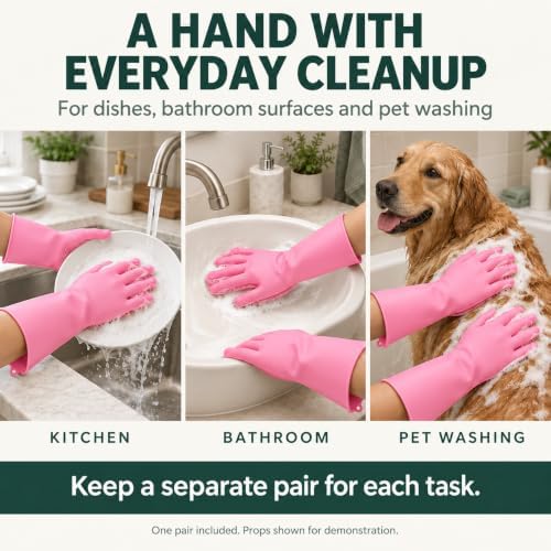 Silicone Dishwashing Gloves - Image 4
