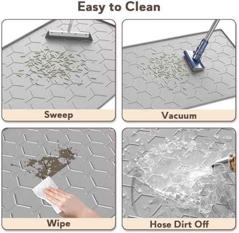 Garoopion Silicone Cat Litter Mat 34×22 inch - Image 5