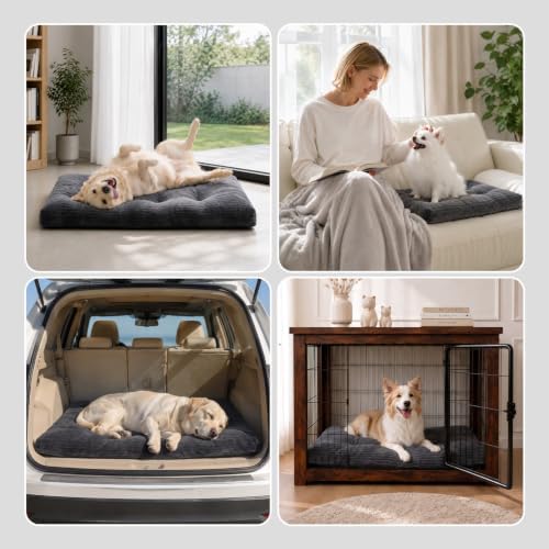 KSIIA Washable Dog Crate Bed Kennel Mat - Image 5