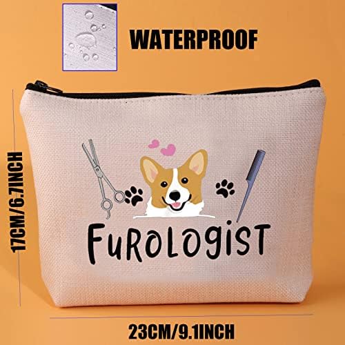 JYTAPP Furologist Funny Puppy Stylist Cute Dog Groomer Cosmetic Bag Dog Groomer - Image 4