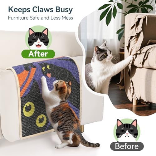 3-in-1 Sisal Cat Scratcher Mat - Image 5