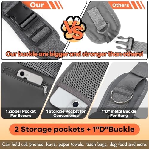 YUDODO Pet Sling Carrier for 2-5 lbs Small Dogs Cat Puppy Crossbody Carrier - Image 5