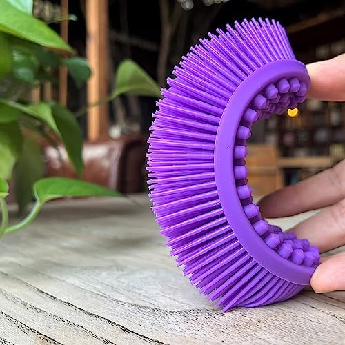 Premium Sensory Brush for Kids or Autism, Soft Silicone Body Scrubber, 2 in 1 - Image 4