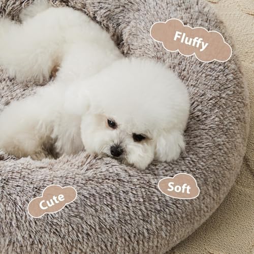 WNPETHOME Large Round Calming Dog Bed Cat Bed - Image 2