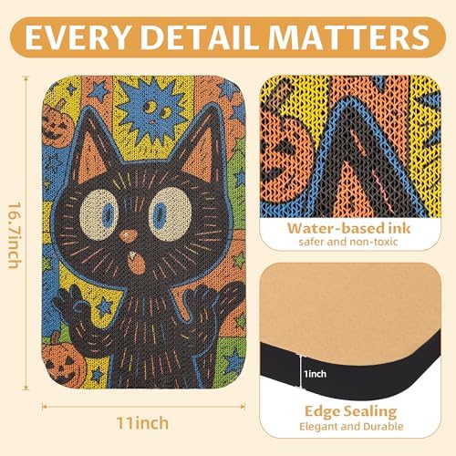 2 Pack Cat Wall Scratcher, Art Cat Scratching Board - Image 2