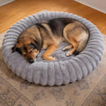 Donut Small Medium Dog Bed Washable Kitty & Puppy Bed, 28ins Grey by VhenWhen