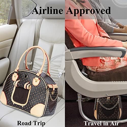 Adriene's Choice Luxury Pet Carrier, Puppy Small Dog Carrier, Cat Carrier Bag - Image 6