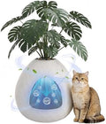 Plant Litter Box Egg-Shaped, Hidden Cat Litter Box Enclosure by Unknown