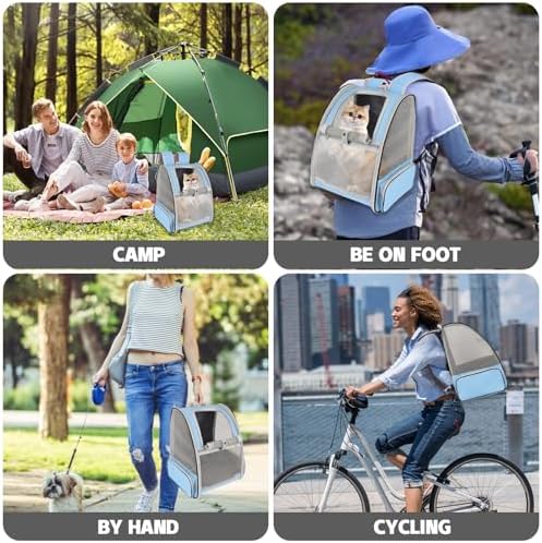 Cat Backpack Carrier, Pet Carrier Airline Approved - Image 7