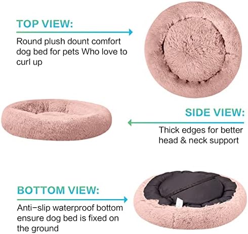 SAVFOX 54 inches Calming Donut Dog Bed - Image 4