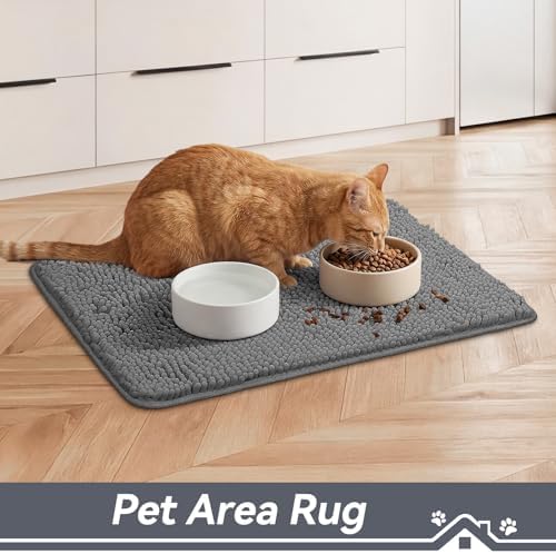 Bcoimo Super Absorbent Chenille Door Mat, Non-Slip Quick Dry Entryway Rug - Image 4