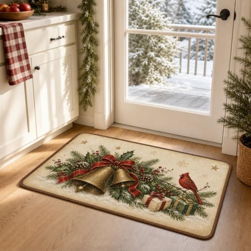 Christmas Take Off Your Shoes Doormat Winte Xmas Holiday Decorative - Image 2