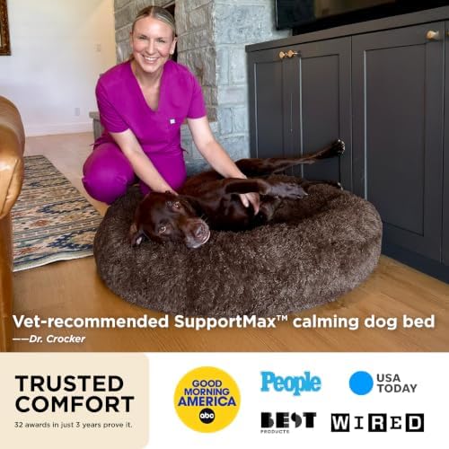 Bedsure SupportMax® Calming XXL Dog Bed Extra Large Washable Pet Bed - Image 2