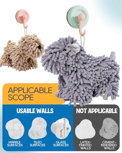 2Pack Chenille Towel Balls, Chenille Dog Hand Towel - Image 3