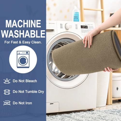 OLANLY Memory Foam Bathroom Runner Rug 47x24, Absorbent Long Bath Mat - Image 6