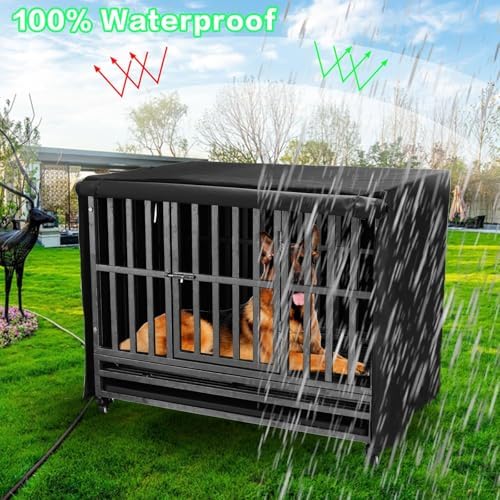 38 inch Heavy Duty Dog Crate Covers Durable 600D Polyester - Image 4