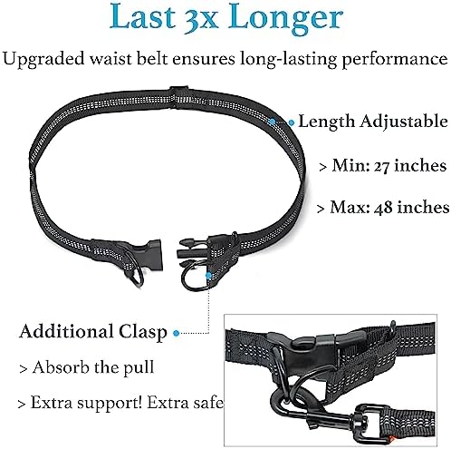 iYoShop Retractable Hands Free Dog Leash, 8-25 lbs - Image 3