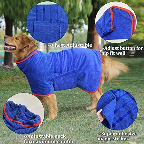 Dog Drying Coat, Microfiber Dog Drying Bag - Image 4