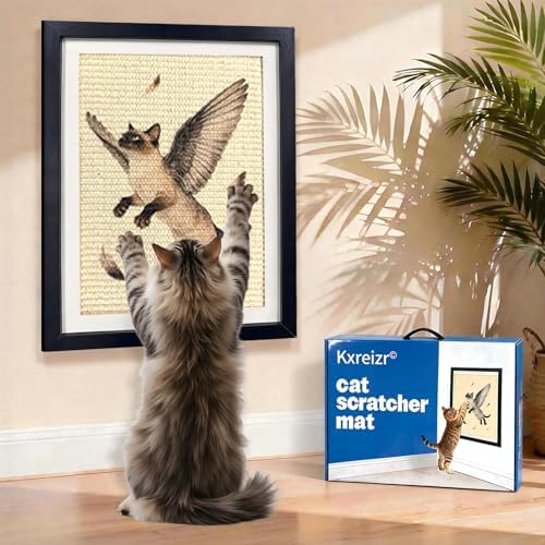 Wall Art Cat Scratcher Mat by Unknown