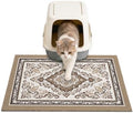 Unicorn Catcher 24"x15" Cat Litter Mat Non-Slip Washable Litter Box Mat by UnicornCatcher