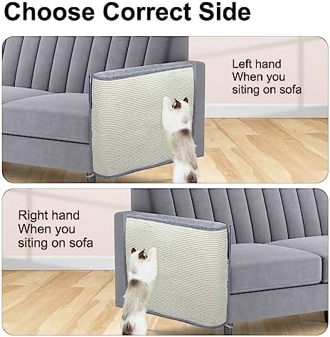 Upgraded Cat Scratch Furniture Protector, Cat Scratch Sofa Arm Sheild - Image 5
