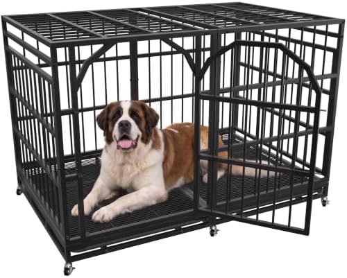 Asee'm 54 Inch Heavy Duty Dog Crate by Aseem