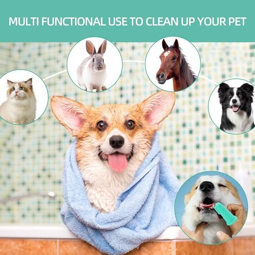 Dog Washing Gloves- Long Sleeved Pet Grooming Gloves - Image 4