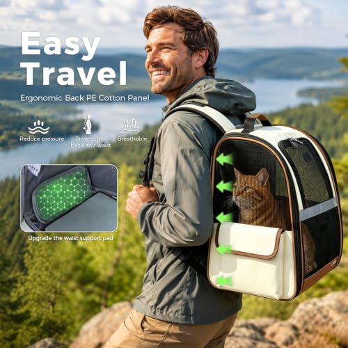 Lekereise Cat Backpack Carriers, Dog Carrier Backpacks - Image 6