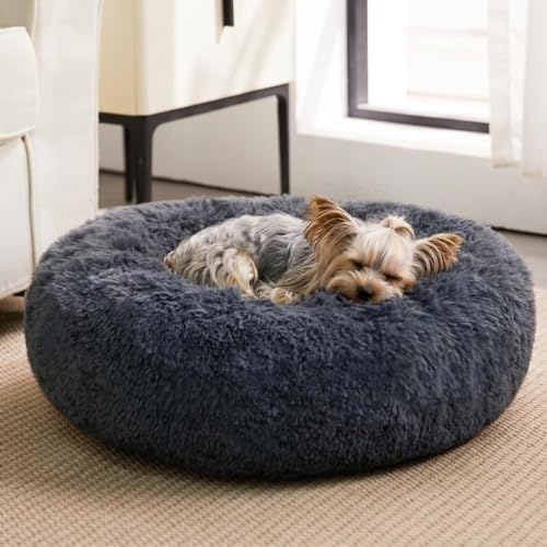 WNPETHOME Medium Round Calming Dog Bed Cat Bed by WNPETHOMEPETSHOME
