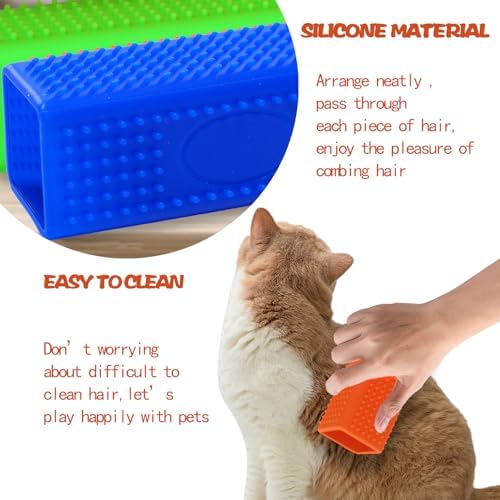 2pcs Pet Dog Cat Hair Remover, Pet Hair Removal Tool, Hollow Cleaner Brush - Image 6