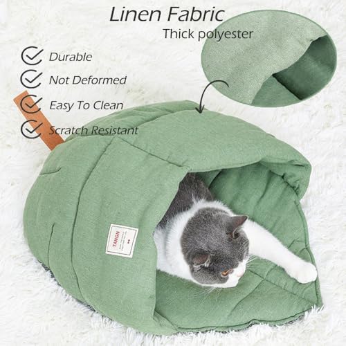 Cat Sleeping Bag Cave Bed with Non-Slip Bottom - Image 3