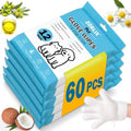 60Pcs Hypoallergenic Pet Glove Wipes by Unknown