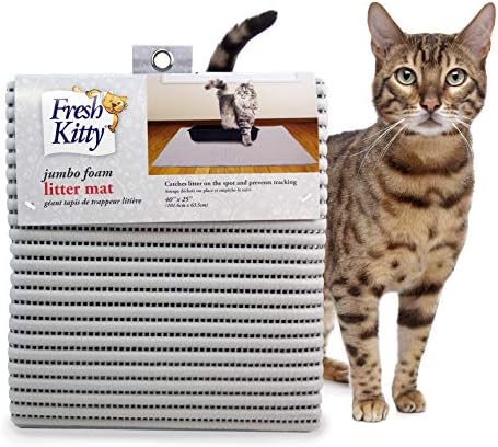 Fresh Kitty Durable XL Jumbo Foam Litter Mat – Phthalate and BPA Free, Water by RoyalPetIncorporated