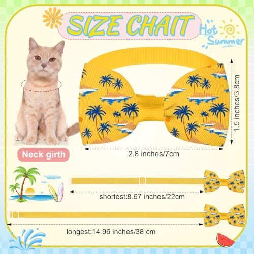 100 Pcs Summer Bandanas Bulk for Dogs Hawaiian Collar Lover Gift - Image 4