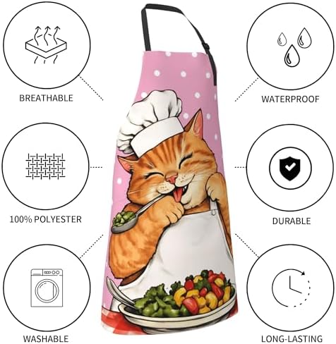 Art Apron with Pocket for Women Men - Image 3