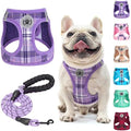 BEAUTYZOO Small Dog Harness and Leash Set, No Pull Puppy Pet Vest- Purple by BEAUTYZOO