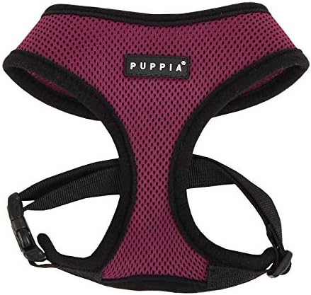Puppia Soft Dog Harness No Choke Over-The-Head Triple Layered Breathable Mesh by PUPPIA